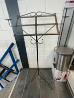 Lessenaar/standaard rvs met kaarshouders, Antiek en Kunst, Antiek | Kandelaars, Ophalen of Verzenden