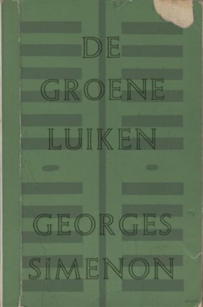 Georges Simenon De groene luiken Zwarte Beertje nummer 738., Boeken, Romans, Zo goed als nieuw, Verzenden