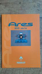 Folder Renault ARES 800 serie tractoren, trekkers, Ophalen of Verzenden, Zo goed als nieuw, Folder