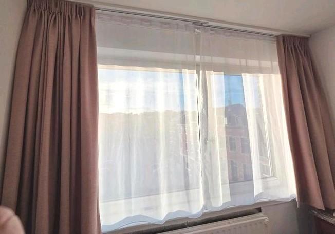 Nieuwe vitrage "Suus" helder wit 177x 142 (2 stuks), Huis en Inrichting, Stoffering | Gordijnen en Lamellen, Zo goed als nieuw