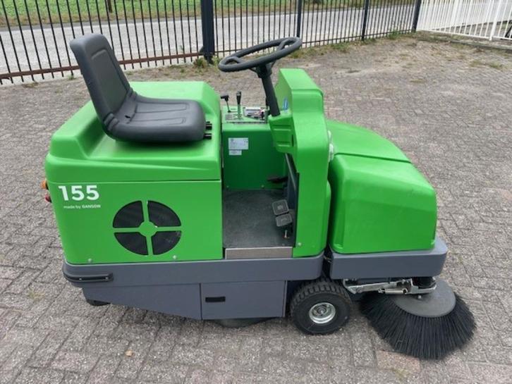 Dibo veegmachine 155D, Tuin en Terras, Veegmachines, Zo goed als nieuw, Ophalen