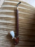 Antieke Pijp met Porseleinen Kop, Ophalen of Verzenden