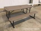 Picknicktafels , tafel, picknick tafel, klaptafel, tuintafel, Ophalen of Verzenden, Inklapbaar, Rechthoekig, Nieuw