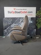 Staopstoel Leder met tiptoetsen, Huis en Inrichting, Fauteuils, Minder dan 75 cm, Leer, Ophalen of Verzenden, Zo goed als nieuw