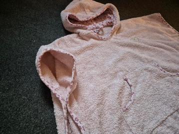 Bebe-jou badcape zacht roze mt 86/92 - Zo goed als nieuw! beschikbaar voor biedingen