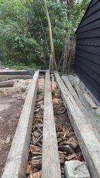 Hardhouten balken 20 * 20 cm tot 6 meter lang, Tuin en Terras, Palen, Balken en Planken, Ophalen of Verzenden, Zo goed als nieuw