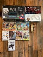 Nintendo Wii met spellen en extra controller, Spelcomputers en Games, 3 spelers of meer, Ophalen of Verzenden, Zo goed als nieuw