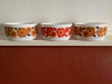 3 Vintage schaaltjes € 7,50. beschikbaar voor biedingen