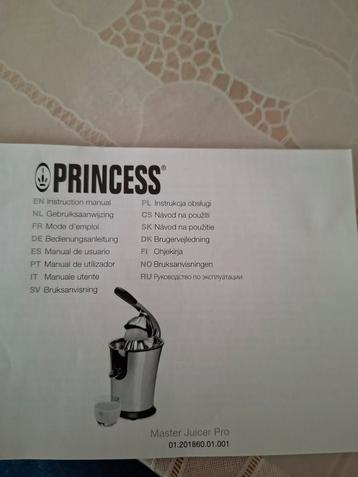 Princess Master Juicer Pro Citruspers beschikbaar voor biedingen