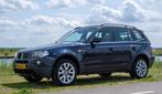 BMW X3 2.0 D 2008 Monaco Blau Metallic Youngtimer, Auto's, BMW, 15 km/l, 193 €/maand, Blauw, Bruin