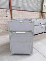 11 Verrijdbare bak voor papierpers - 120x80x133cm, Ophalen