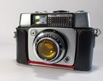 Ilford Sportsman 35 mm met geelfilter, Ophalen of Verzenden, Gebruikt, Compact, Overige Merken