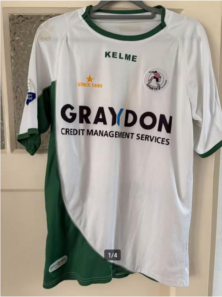 Sparta Rotterdam – Rachid Bouaouzan #14 – Match Worn, Verzamelen, Sportartikelen en Voetbal, Zo goed als nieuw, Shirt, Sparta