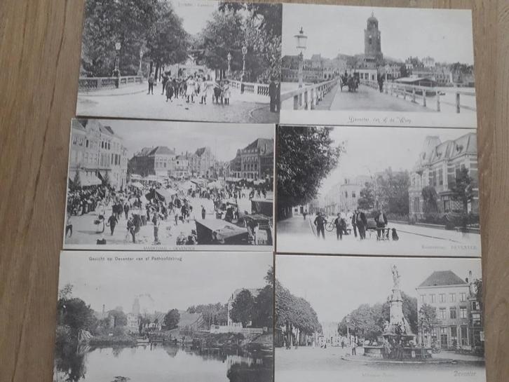 Oude Ansichtkaarten Deventer - Set van 6, Verzamelen, Ansichtkaarten | Nederland, Ongelopen, Overijssel, Ophalen of Verzenden