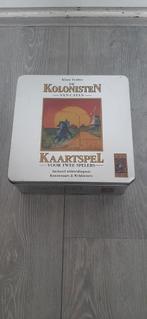 De kolonisten van catan kaartspel in blik met 5 uitbreiding, Ophalen, Zo goed als nieuw