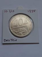 10 gulden 1995 , Hugo de Groot " Beatrix " UNC., Postzegels en Munten, Munten | Nederland, Zilver, Ophalen of Verzenden, 10 gulden