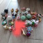 Set aparte gekke bonte vintage kerst ornamenten, Ophalen of Verzenden, Gebruikt