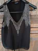 Vila top met zilver S, Kleding | Dames, Ophalen, Zwart, Vila, Zo goed als nieuw