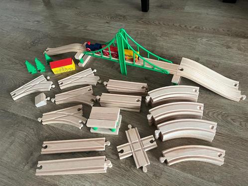 Brio houten treinset, Kinderen en Baby's, Speelgoed | Houten speelgoed, Gebruikt, Rij- of Hobbelspeelgoed, Ophalen of Verzenden