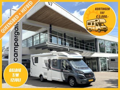 Rapido 696 F QUEENSBED HEFBED FACE TO FACE EURO6 VOL LEDER!, Caravans en Kamperen, Campers, Bedrijf, Half-integraal, tot en met 4