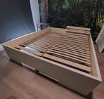 2 persoonsbed 160 x 200, Huis en Inrichting, Slaapkamer | Bedden, Ophalen, Wit, Tweepersoons, 200 cm