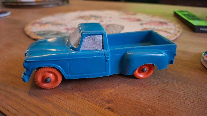 Tomte Laerdal Vintage blauwe speelgoed truck, Verzamelen, Speelgoed, Gebruikt, Ophalen of Verzenden