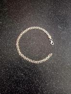 Armband zilver 925 platte koningsschakel, Sieraden, Tassen en Uiterlijk, Armbanden, Ophalen of Verzenden, Zo goed als nieuw, Zilver