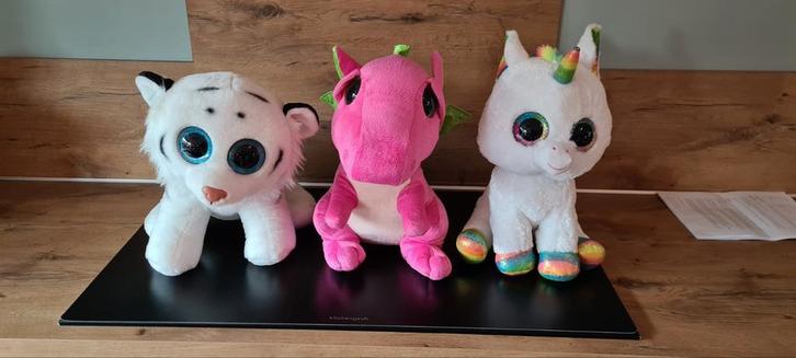 Knuffeldieren Collectie - Beer, Draak, Eenhoorn, Kinderen en Baby's, Speelgoed | Knuffels en Pluche, Zo goed als nieuw, Overige typen