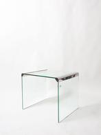 Gallotti & Radice tafeltje van glas, Huis en Inrichting, Tafels | Salontafels, 50 tot 100 cm, Rond, Minder dan 50 cm, 50 tot 100 cm
