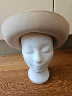 Vintage dames hoed creme, Antiek en Kunst, Ophalen of Verzenden
