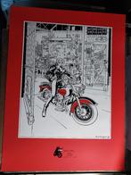 Henk Kuijpers  Franka - Zeefdruk Night Ride (Rode editie), Boeken, Eén stripboek, Ophalen of Verzenden, Zo goed als nieuw, Henk Kuijpers