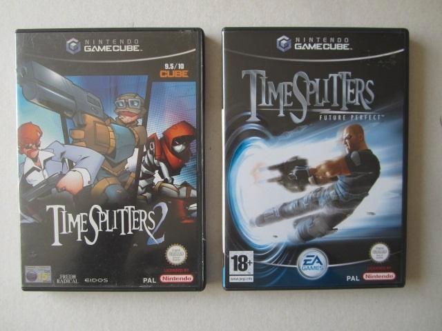 Timesplitters Time Splitters 2 of 3 Nintendo Gamecube, Spelcomputers en Games, Games | Nintendo GameCube, Zo goed als nieuw, Avontuur en Actie