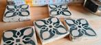 Ruim 200 antieke jugendstil art deco tegeltjes 4.5 X 4.5, Ophalen, Gebruikt, Minder dan 20 cm, Minder dan 20 cm