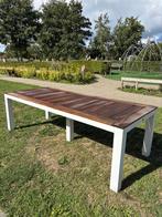 Buitentafel tuintafel, Tuin en Terras, Tuintafels, Ophalen, Gebruikt, Rechthoekig, Aluminium