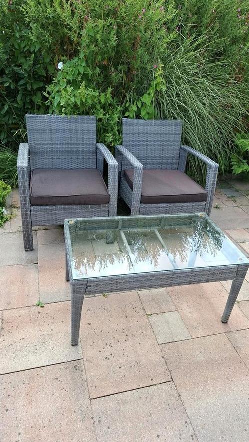 2 tuinsets apart of samen mag weg T.E.A.B, Tuin en Terras, Tuinsets en Loungesets, Gebruikt, Ophalen