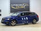Peugeot 308 SW 1.2 PureTech GT-line 2018 BLAUW CARPLAY|DHOEK, Auto's, Peugeot, Gebruikt, 1199 cc, Blauw, 630 kg