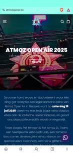 Ticket Atmoz open Air 2025, Tickets en Kaartjes, Evenementen en Festivals, Eén persoon