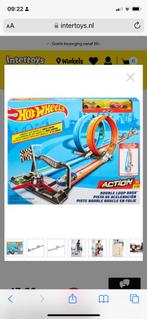 Hot Wheels City racebaan met dubbele looping, Zelf te bouwen, Zo goed als nieuw, Ophalen, Handmatig