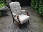 Eiken fauteuil met hoge zitting, Ophalen, Hout, Gebruikt, Minder dan 75 cm