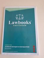 Lawbooks Samenvatting Juridische beroepen en beroepsethiek, Ophalen of Verzenden, Zo goed als nieuw, WO