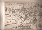 Bommenede ingenomen door de Spanjaarden, 1575. Hogenberg, Antiek en Kunst, Kunst | Etsen en Gravures, Ophalen of Verzenden