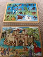 Houten kinderpuzzels, Kinderen en Baby's, Speelgoed | Houten speelgoed, Ophalen, Zo goed als nieuw