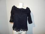 Joseph Ribkoff vintage top off shoulder helemaal van kant 44