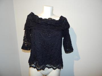 Joseph Ribkoff vintage top off shoulder helemaal van kant 44 beschikbaar voor biedingen