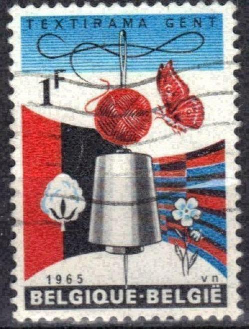 Belgie 1965 - Yvert/OBP 1313/1314 - Textirama in Gent (ST), Postzegels en Munten, Postzegels | Europa | België, Gestempeld, Verzenden