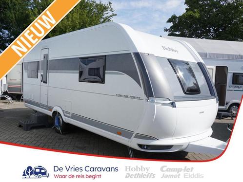 Hobby Excellent Edition 540 UFF, Caravans en Kamperen, Caravans, Bedrijf, tot en met 4, 1250 - 1500 kg, Rondzit, Hobby, Queensbed