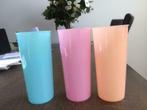 3 grote Tupperware bekers, Ophalen of Verzenden, Zo goed als nieuw, Overige typen