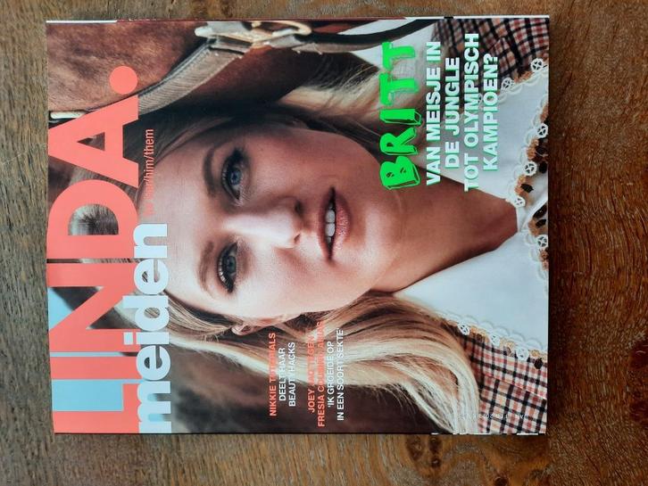 LINDA MEIDEN Editie Jan/Febr 2023 Glossy Magazine Nieuwstaat, Boeken, Tijdschriften en Kranten, Zo goed als nieuw, Glossy, Verzenden