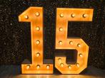 XL- Lichtcijfers 15 te huur, Ophalen of Verzenden, Nieuw, Verjaardag