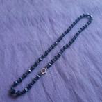 Rouw: Oude Git Kleurige Ketting Gegoten Kralen, Verzenden, Gebruikt, Zwart, Overige materialen